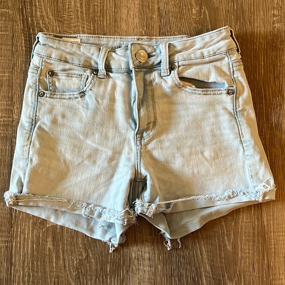 American Eagle High Rise Denim Shorts